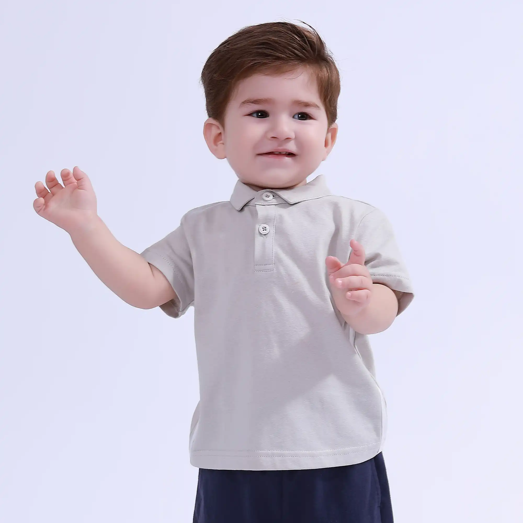 بولو شيرت رياضى ساده للمواليد الأولاد - Image 6